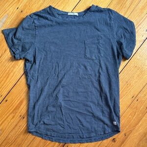 Marine Layer Navy Striped Tee